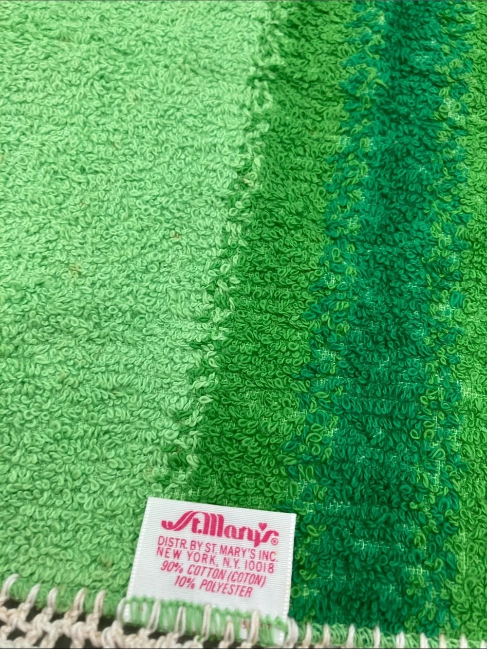St. Mary’s Crochet-Edge Wash Cloth